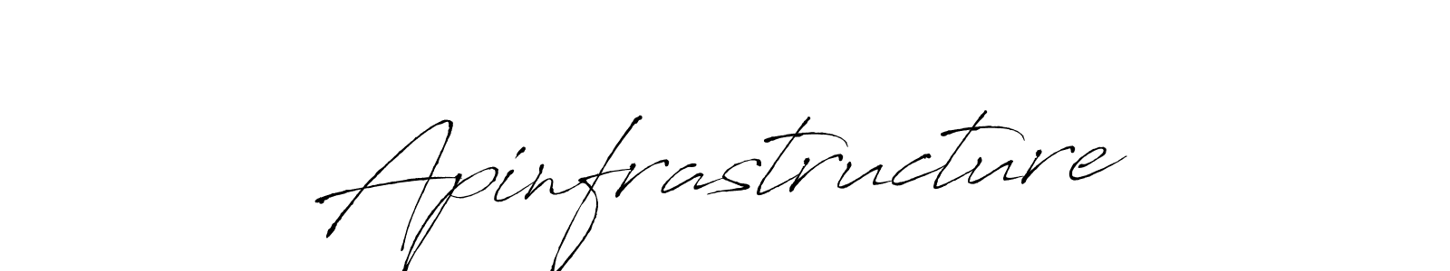 The best way (Antro_Vectra) to make a short signature is to pick only two or three words in your name. The name Apinfrastructure include a total of six letters. For converting this name. Apinfrastructure signature style 6 images and pictures png