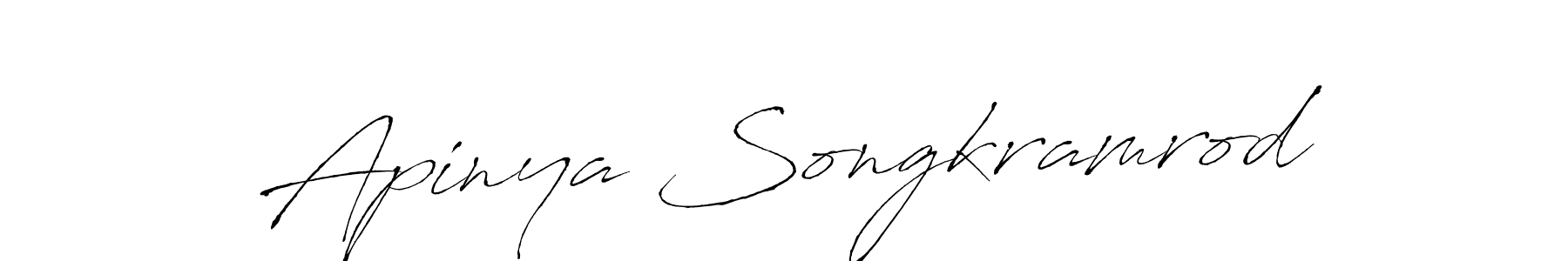 if you are searching for the best signature style for your name Apinya Songkramrod. so please give up your signature search. here we have designed multiple signature styles  using Antro_Vectra. Apinya Songkramrod signature style 6 images and pictures png