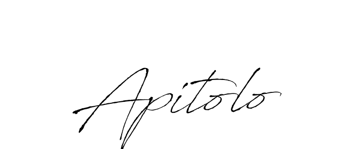 Once you've used our free online signature maker to create your best signature Antro_Vectra style, it's time to enjoy all of the benefits that Apitolo name signing documents. Apitolo signature style 6 images and pictures png