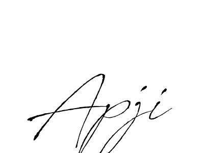 Make a beautiful signature design for name Apji. Use this online signature maker to create a handwritten signature for free. Apji signature style 6 images and pictures png