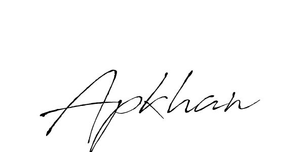 Use a signature maker to create a handwritten signature online. With this signature software, you can design (Antro_Vectra) your own signature for name Apkhan. Apkhan signature style 6 images and pictures png