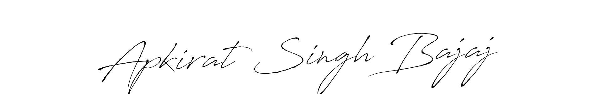 Also we have Apkirat Singh Bajaj name is the best signature style. Create professional handwritten signature collection using Antro_Vectra autograph style. Apkirat Singh Bajaj signature style 6 images and pictures png