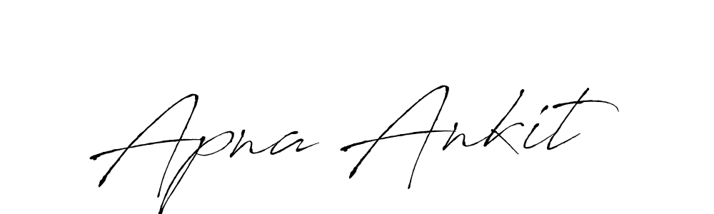 How to make Apna Ankit signature? Antro_Vectra is a professional autograph style. Create handwritten signature for Apna Ankit name. Apna Ankit signature style 6 images and pictures png