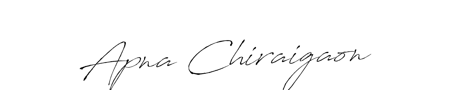 Also You can easily find your signature by using the search form. We will create Apna Chiraigaon name handwritten signature images for you free of cost using Antro_Vectra sign style. Apna Chiraigaon signature style 6 images and pictures png