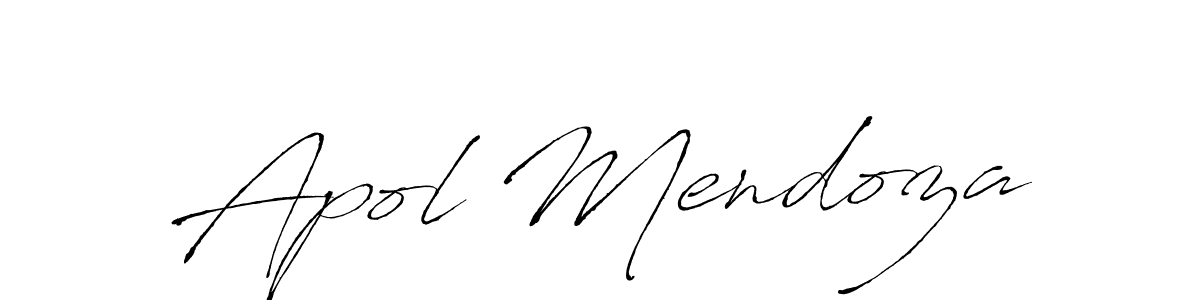 It looks lik you need a new signature style for name Apol Mendoza. Design unique handwritten (Antro_Vectra) signature with our free signature maker in just a few clicks. Apol Mendoza signature style 6 images and pictures png