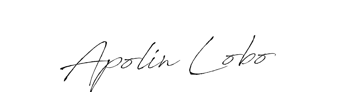 Create a beautiful signature design for name Apolin Lobo. With this signature (Antro_Vectra) fonts, you can make a handwritten signature for free. Apolin Lobo signature style 6 images and pictures png