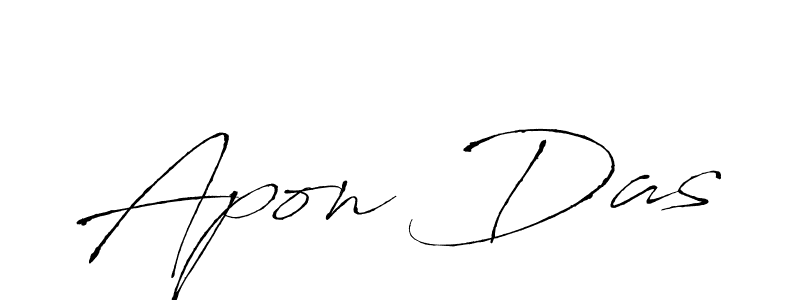 Antro_Vectra is a professional signature style that is perfect for those who want to add a touch of class to their signature. It is also a great choice for those who want to make their signature more unique. Get Apon Das name to fancy signature for free. Apon Das signature style 6 images and pictures png