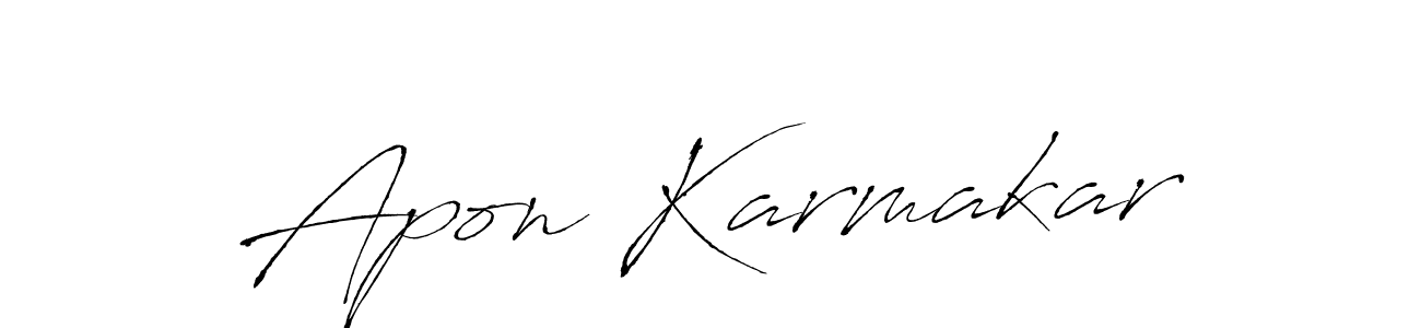 You can use this online signature creator to create a handwritten signature for the name Apon Karmakar. This is the best online autograph maker. Apon Karmakar signature style 6 images and pictures png