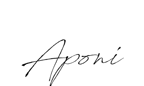 Make a beautiful signature design for name Aponi. Use this online signature maker to create a handwritten signature for free. Aponi signature style 6 images and pictures png