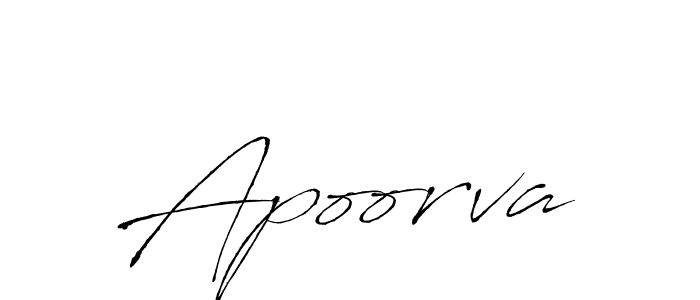 Make a beautiful signature design for name Apoorva. Use this online signature maker to create a handwritten signature for free. Apoorva signature style 6 images and pictures png