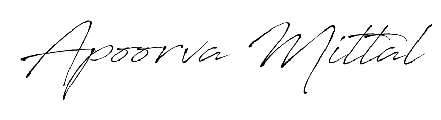 Make a beautiful signature design for name Apoorva Mittal. Use this online signature maker to create a handwritten signature for free. Apoorva Mittal signature style 6 images and pictures png
