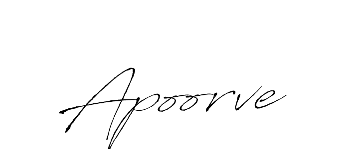 Make a beautiful signature design for name Apoorve. Use this online signature maker to create a handwritten signature for free. Apoorve signature style 6 images and pictures png