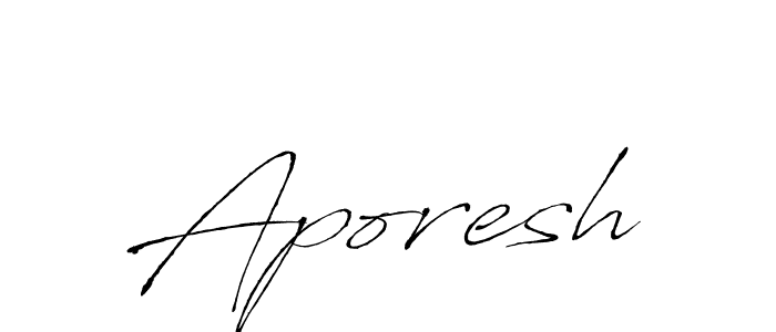 Antro_Vectra is a professional signature style that is perfect for those who want to add a touch of class to their signature. It is also a great choice for those who want to make their signature more unique. Get Aporesh name to fancy signature for free. Aporesh signature style 6 images and pictures png