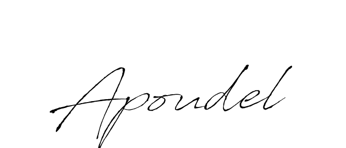 Once you've used our free online signature maker to create your best signature Antro_Vectra style, it's time to enjoy all of the benefits that Apoudel name signing documents. Apoudel signature style 6 images and pictures png