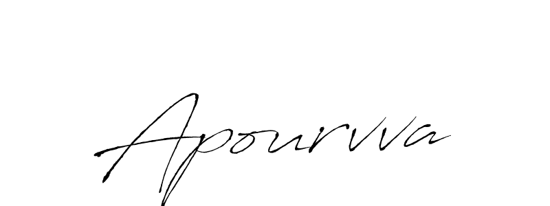 You should practise on your own different ways (Antro_Vectra) to write your name (Apourvva) in signature. don't let someone else do it for you. Apourvva signature style 6 images and pictures png
