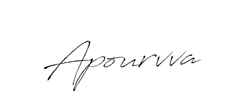 You should practise on your own different ways (Antro_Vectra) to write your name (Apourvva) in signature. don't let someone else do it for you. Apourvva signature style 6 images and pictures png