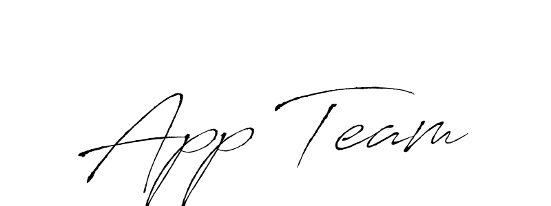 How to make App Team name signature. Use Antro_Vectra style for creating short signs online. This is the latest handwritten sign. App Team signature style 6 images and pictures png