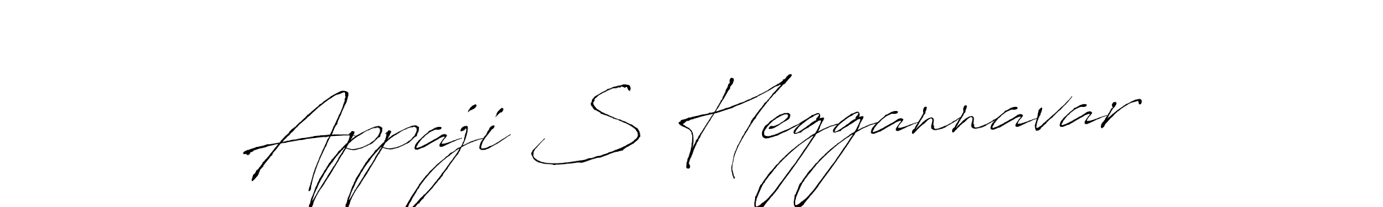 Also we have Appaji S Heggannavar name is the best signature style. Create professional handwritten signature collection using Antro_Vectra autograph style. Appaji S Heggannavar signature style 6 images and pictures png