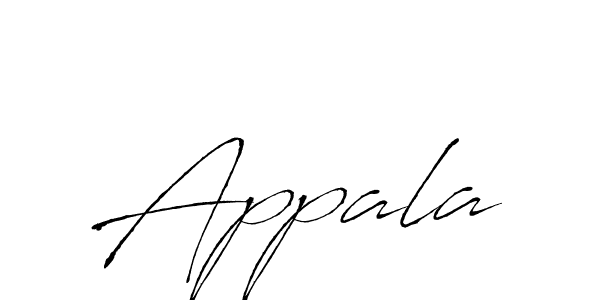 Antro_Vectra is a professional signature style that is perfect for those who want to add a touch of class to their signature. It is also a great choice for those who want to make their signature more unique. Get Appala name to fancy signature for free. Appala signature style 6 images and pictures png