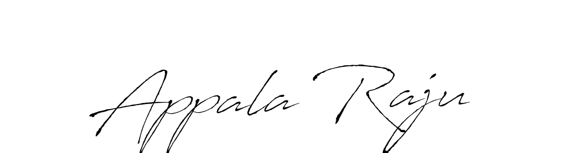 The best way (Antro_Vectra) to make a short signature is to pick only two or three words in your name. The name Appala Raju include a total of six letters. For converting this name. Appala Raju signature style 6 images and pictures png