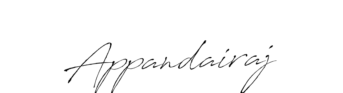 Make a beautiful signature design for name Appandairaj. With this signature (Antro_Vectra) style, you can create a handwritten signature for free. Appandairaj signature style 6 images and pictures png