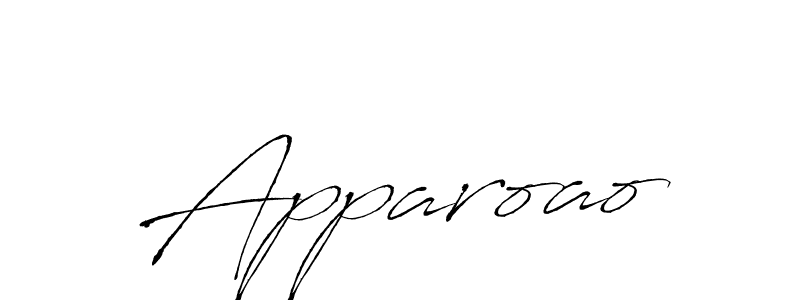 Antro_Vectra is a professional signature style that is perfect for those who want to add a touch of class to their signature. It is also a great choice for those who want to make their signature more unique. Get Apparoao name to fancy signature for free. Apparoao signature style 6 images and pictures png