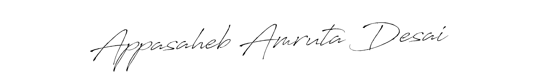 Also we have Appasaheb Amruta Desai name is the best signature style. Create professional handwritten signature collection using Antro_Vectra autograph style. Appasaheb Amruta Desai signature style 6 images and pictures png