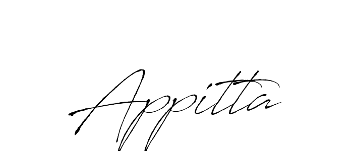 The best way (Antro_Vectra) to make a short signature is to pick only two or three words in your name. The name Appitta include a total of six letters. For converting this name. Appitta signature style 6 images and pictures png