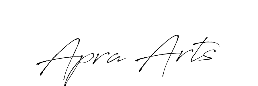 Apra Arts stylish signature style. Best Handwritten Sign (Antro_Vectra) for my name. Handwritten Signature Collection Ideas for my name Apra Arts. Apra Arts signature style 6 images and pictures png