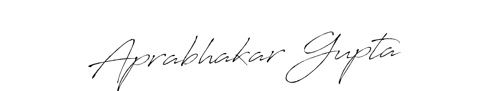 This is the best signature style for the Aprabhakar Gupta name. Also you like these signature font (Antro_Vectra). Mix name signature. Aprabhakar Gupta signature style 6 images and pictures png