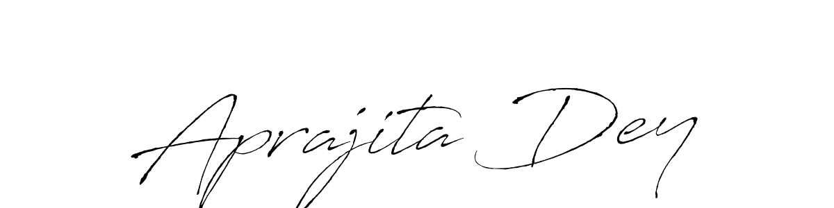 How to make Aprajita Dey name signature. Use Antro_Vectra style for creating short signs online. This is the latest handwritten sign. Aprajita Dey signature style 6 images and pictures png