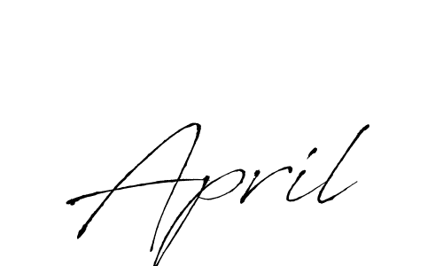 Design your own signature with our free online signature maker. With this signature software, you can create a handwritten (Antro_Vectra) signature for name April. April signature style 6 images and pictures png