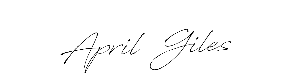 Antro_Vectra is a professional signature style that is perfect for those who want to add a touch of class to their signature. It is also a great choice for those who want to make their signature more unique. Get April  Giles name to fancy signature for free. April  Giles signature style 6 images and pictures png