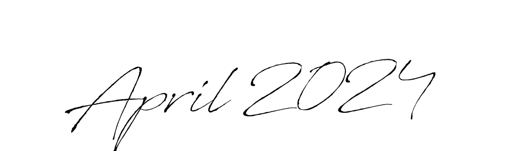 How to make April 2024 signature? Antro_Vectra is a professional autograph style. Create handwritten signature for April 2024 name. April 2024 signature style 6 images and pictures png