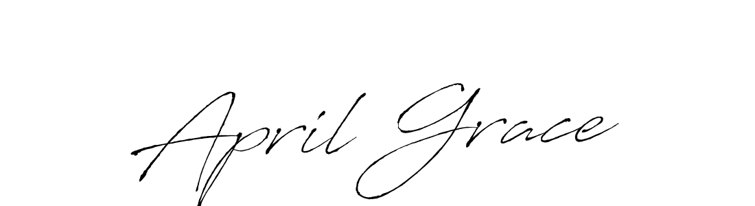 April Grace stylish signature style. Best Handwritten Sign (Antro_Vectra) for my name. Handwritten Signature Collection Ideas for my name April Grace. April Grace signature style 6 images and pictures png