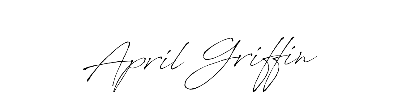 Also we have April Griffin name is the best signature style. Create professional handwritten signature collection using Antro_Vectra autograph style. April Griffin signature style 6 images and pictures png