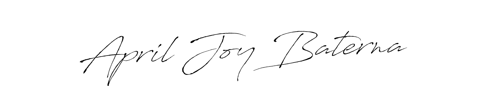 You should practise on your own different ways (Antro_Vectra) to write your name (April Joy Baterna) in signature. don't let someone else do it for you. April Joy Baterna signature style 6 images and pictures png