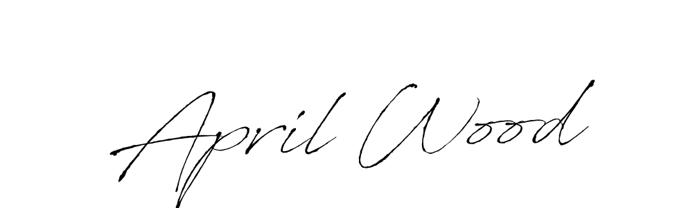 You should practise on your own different ways (Antro_Vectra) to write your name (April Wood) in signature. don't let someone else do it for you. April Wood signature style 6 images and pictures png