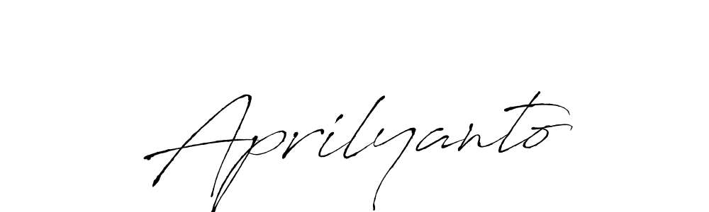 Make a short Aprilyanto signature style. Manage your documents anywhere anytime using Antro_Vectra. Create and add eSignatures, submit forms, share and send files easily. Aprilyanto signature style 6 images and pictures png