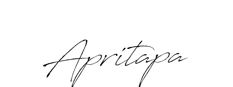 How to make Apritapa name signature. Use Antro_Vectra style for creating short signs online. This is the latest handwritten sign. Apritapa signature style 6 images and pictures png