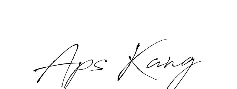 Make a beautiful signature design for name Aps Kang. Use this online signature maker to create a handwritten signature for free. Aps Kang signature style 6 images and pictures png