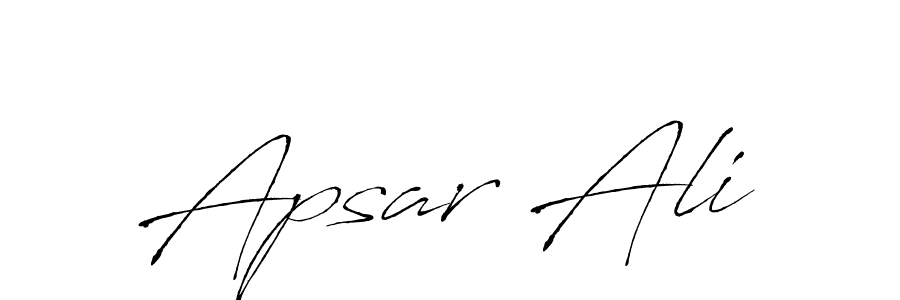 Make a beautiful signature design for name Apsar Ali. With this signature (Antro_Vectra) style, you can create a handwritten signature for free. Apsar Ali signature style 6 images and pictures png