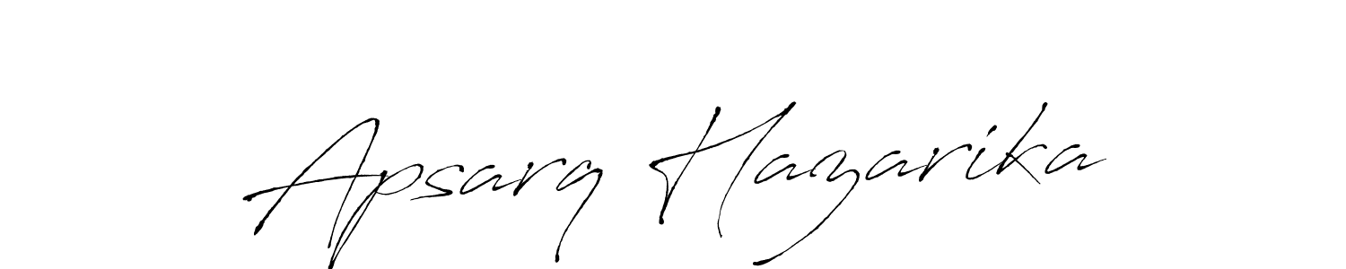 Apsarq Hazarika stylish signature style. Best Handwritten Sign (Antro_Vectra) for my name. Handwritten Signature Collection Ideas for my name Apsarq Hazarika. Apsarq Hazarika signature style 6 images and pictures png