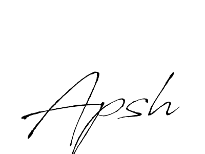 Create a beautiful signature design for name Apsh. With this signature (Antro_Vectra) fonts, you can make a handwritten signature for free. Apsh signature style 6 images and pictures png