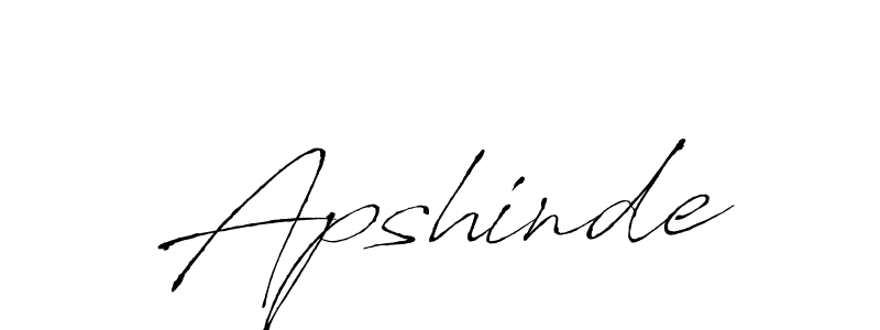 Make a beautiful signature design for name Apshinde. With this signature (Antro_Vectra) style, you can create a handwritten signature for free. Apshinde signature style 6 images and pictures png