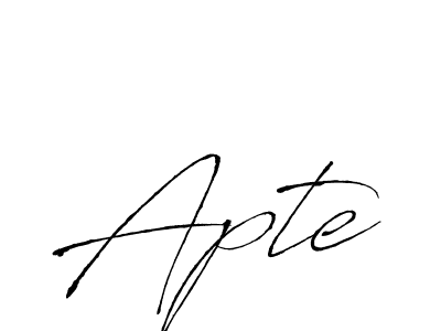 Make a beautiful signature design for name Apte. Use this online signature maker to create a handwritten signature for free. Apte signature style 6 images and pictures png