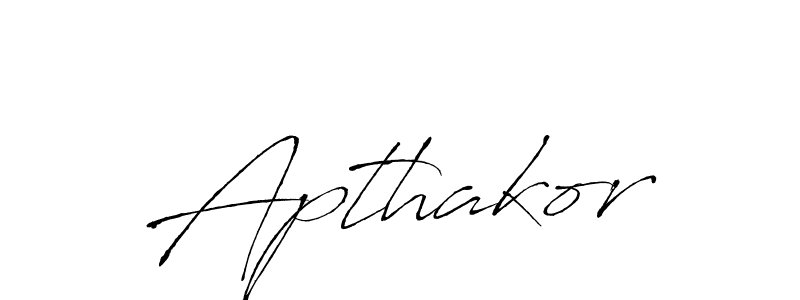 Design your own signature with our free online signature maker. With this signature software, you can create a handwritten (Antro_Vectra) signature for name Apthakor. Apthakor signature style 6 images and pictures png