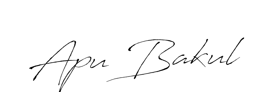 How to make Apu Bakul signature? Antro_Vectra is a professional autograph style. Create handwritten signature for Apu Bakul name. Apu Bakul signature style 6 images and pictures png