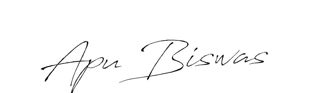 How to make Apu Biswas name signature. Use Antro_Vectra style for creating short signs online. This is the latest handwritten sign. Apu Biswas signature style 6 images and pictures png