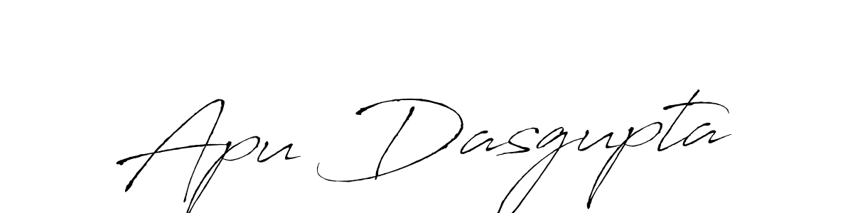 Make a beautiful signature design for name Apu Dasgupta. With this signature (Antro_Vectra) style, you can create a handwritten signature for free. Apu Dasgupta signature style 6 images and pictures png